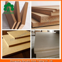 Высокоглянцевая белая доска MDF / Меламиновая доска MDF